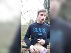 cute guy outdoor wanking gay boys porn