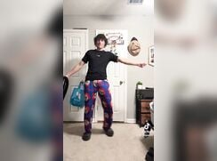 Teen showing off his bulge on TikTok