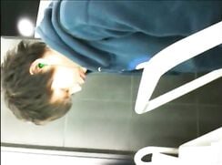 japanese boy pissing toilet