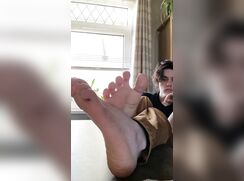 Yum sexy hot feet play record porn