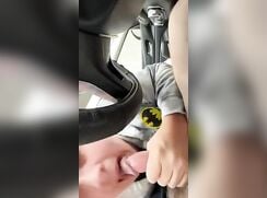 teen twink sucking dick in the car