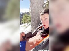 Snow wanking twink gay porn