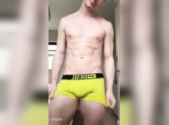 Jack Laugher grabbing his bulge